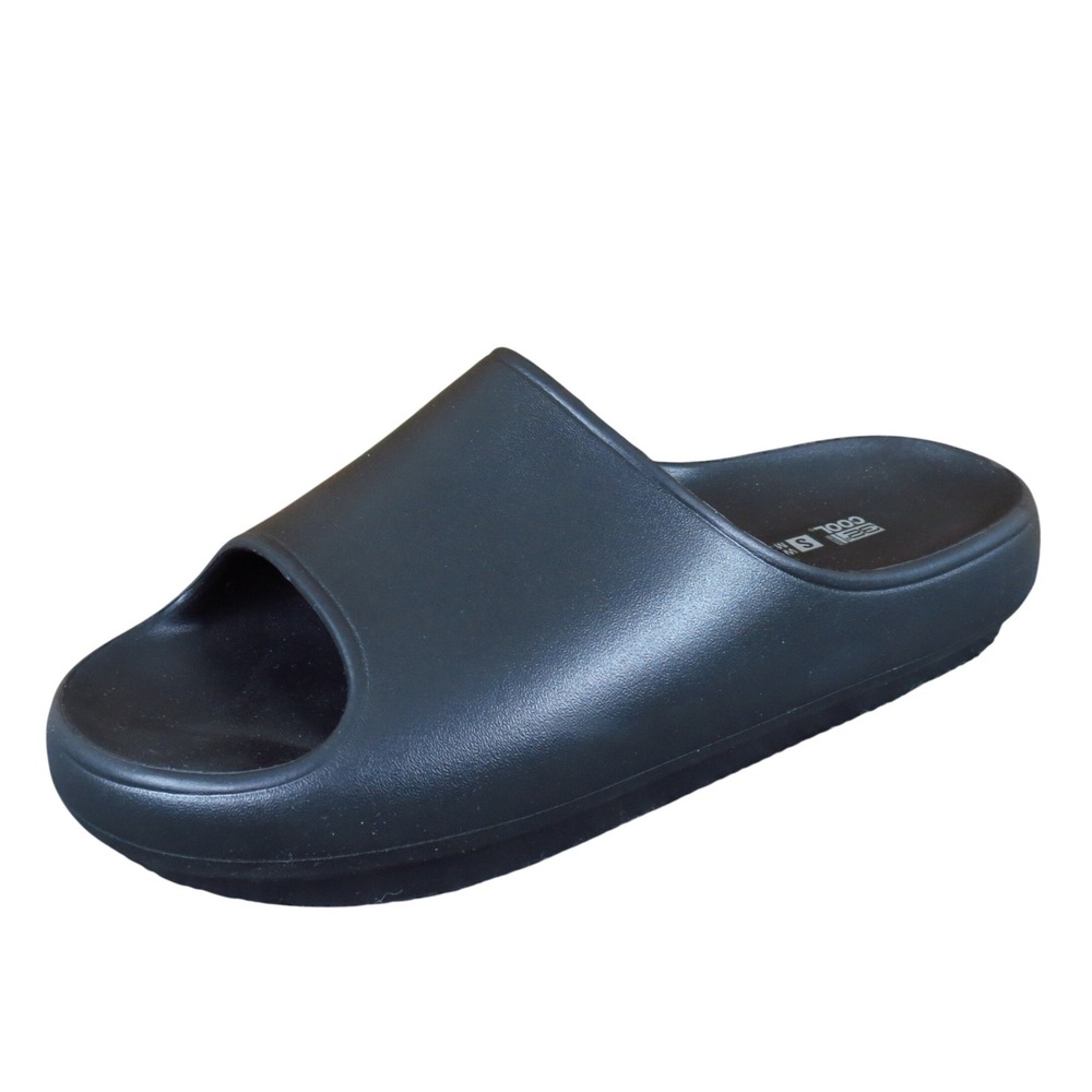 32 Degrees Comfort Women Shoe Slide Size 6-7 Casual Lounging Black Synthetic